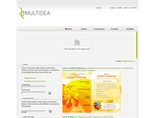 Tablet Screenshot of multidea.it